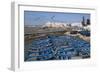 View over the Fishing Harbour to the Ramparts and Medina-Stuart Black-Framed Photographic Print