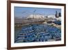 View over the Fishing Harbour to the Ramparts and Medina-Stuart Black-Framed Photographic Print