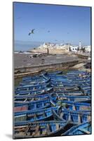 View over the Fishing Harbour to the Ramparts and Medina-Stuart Black-Mounted Photographic Print