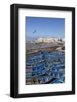 View over the Fishing Harbour to the Ramparts and Medina-Stuart Black-Framed Photographic Print