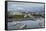 View over the Fishing Port and Houses at Stykkisholmur, Snaefellsnes Peninsula, Iceland-Yadid Levy-Framed Stretched Canvas