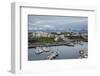 View over the Fishing Port and Houses at Stykkisholmur, Snaefellsnes Peninsula, Iceland-Yadid Levy-Framed Photographic Print