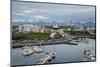 View over the Fishing Port and Houses at Stykkisholmur, Snaefellsnes Peninsula, Iceland-Yadid Levy-Mounted Photographic Print