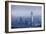 View over the Gran Torre Santiago from Cerro San Cristobal, Santiago, Chile, South America-Yadid Levy-Framed Photographic Print