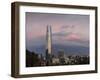 View over the Gran Torre Santiago from Cerro San Cristobal, Santiago, Chile, South America-Yadid Levy-Framed Photographic Print