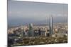 View over the Gran Torre Santiago from Cerro San Cristobal, Santiago, Chile, South America-Yadid Levy-Mounted Photographic Print