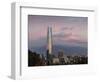 View over the Gran Torre Santiago from Cerro San Cristobal, Santiago, Chile, South America-Yadid Levy-Framed Photographic Print