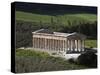 View over the Greek Doric Temple, Segesta, Sicily, Italy, Europe-Stuart Black-Stretched Canvas