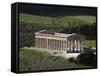 View over the Greek Doric Temple, Segesta, Sicily, Italy, Europe-Stuart Black-Framed Stretched Canvas