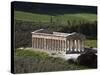 View over the Greek Doric Temple, Segesta, Sicily, Italy, Europe-Stuart Black-Stretched Canvas