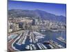 View Over the Harbour and City, Monte Carlo, Monaco, Cote d'Azur, Europe-Gavin Hellier-Mounted Photographic Print