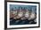 View over the Harbour and Fishing Fleet of Busan, South Korea, Asia-Michael-Framed Photographic Print