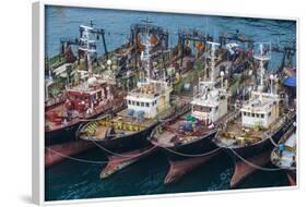 View over the Harbour and Fishing Fleet of Busan, South Korea, Asia-Michael-Framed Photographic Print