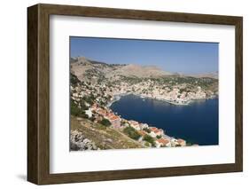 View over the Harbour from Hillside, Dodecanese Islands-Ruth Tomlinson-Framed Photographic Print