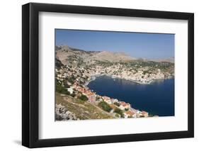 View over the Harbour from Hillside, Dodecanese Islands-Ruth Tomlinson-Framed Photographic Print