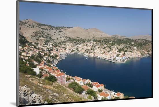 View over the Harbour from Hillside, Dodecanese Islands-Ruth Tomlinson-Mounted Photographic Print