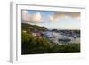 View over the harbour of Gustavia, St. Barth (St. Barthelemy), Lesser Antilles, West Indies, Caribb-Michael Runkel-Framed Photographic Print