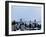 View over the Head of Spectators of the Launch of Nasa's Apollo 11 Space Mission-Ralph Crane-Framed Premium Photographic Print