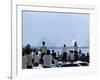 View over the Head of Spectators of the Launch of Nasa's Apollo 11 Space Mission-Ralph Crane-Framed Photographic Print
