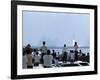 View over the Head of Spectators of the Launch of Nasa's Apollo 11 Space Mission-Ralph Crane-Framed Photographic Print