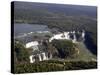 View Over the Iguassu Falls From a Helicopter, Brazil, South America-Olivier Goujon-Stretched Canvas