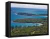 View over the Ile Des Pins, New Caledonia, Melanesia, South Pacific, Pacific-Michael Runkel-Framed Stretched Canvas