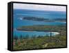 View over the Ile Des Pins, New Caledonia, Melanesia, South Pacific, Pacific-Michael Runkel-Framed Stretched Canvas