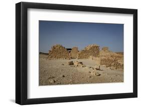 View over the Judean Desert from Masada Fortress, Israel, Middle East-Yadid Levy-Framed Photographic Print