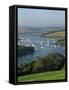 View over the Kingsbridge Estuary from East Portlemouth, Salcombe, Devon, England, United Kingdom-Tomlinson Ruth-Framed Stretched Canvas