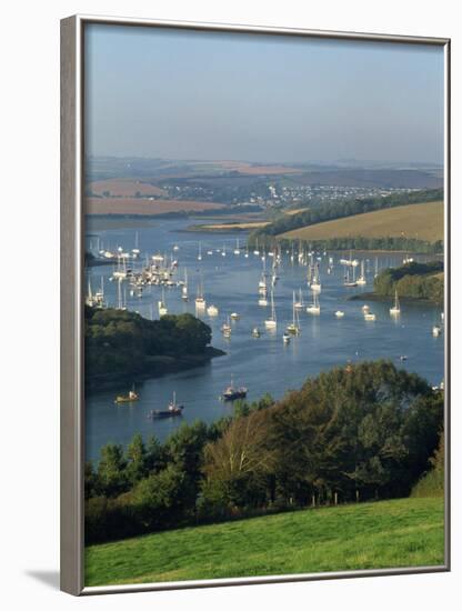 View over the Kingsbridge Estuary from East Portlemouth, Salcombe, Devon, England, United Kingdom-Tomlinson Ruth-Framed Photographic Print