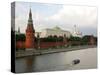 View over the Kremlin and the Moskva River, Moscow, Russia, Europe-Yadid Levy-Stretched Canvas