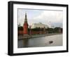 View over the Kremlin and the Moskva River, Moscow, Russia, Europe-Yadid Levy-Framed Photographic Print