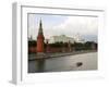 View over the Kremlin and the Moskva River, Moscow, Russia, Europe-Yadid Levy-Framed Photographic Print