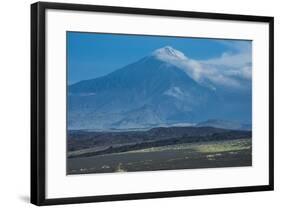 View over the Lava Sand Field of the Tolbachik Volcano, Kamchatka, Russia, Eurasia-Michael Runkel-Framed Photographic Print