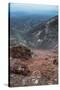 View over the Lava Sand Field of the Tolbachik Volcano, Kamchatka, Russia, Eurasia-Michael Runkel-Stretched Canvas