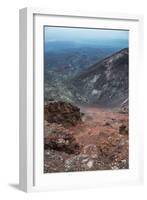 View over the Lava Sand Field of the Tolbachik Volcano, Kamchatka, Russia, Eurasia-Michael Runkel-Framed Photographic Print