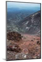 View over the Lava Sand Field of the Tolbachik Volcano, Kamchatka, Russia, Eurasia-Michael Runkel-Mounted Photographic Print