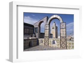 View over the Medina of Tunis and the Main Mosque, Tunisia, North Africa, Africa-Ethel Davies-Framed Photographic Print