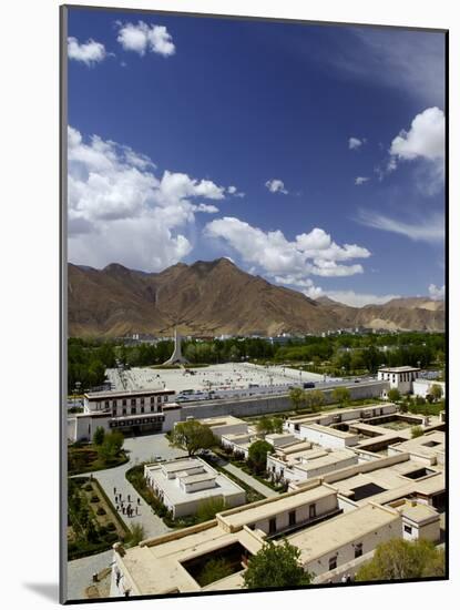 View over the Modern Chinese City, Lhasa, Tibet, China, Asia-Simon Montgomery-Mounted Photographic Print