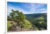 View over the mountains along Sogeri road, Port Moresby, Papua New Guinea, Pacific-Michael Runkel-Framed Photographic Print