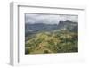 View over the mountains of Maubisse from the Pousada de Maubisse, mountain town of Maubisse, East T-Michael Runkel-Framed Photographic Print