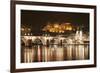 View over the Neckar River to Karl Theodor Bridge-Markus-Framed Photographic Print
