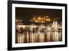 View over the Neckar River to Karl Theodor Bridge-Markus-Framed Photographic Print