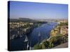 View Over the Nile River from the New Cataract Hotel, Aswan, Egypt, North Africa, Africa-Robert Harding-Stretched Canvas