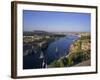 View Over the Nile River from the New Cataract Hotel, Aswan, Egypt, North Africa, Africa-Robert Harding-Framed Photographic Print