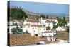 View over the Old City and the Ramparts, Obidos, Estremadura, Portugal, Europe-G and M Therin-Weise-Stretched Canvas