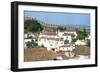 View over the Old City and the Ramparts, Obidos, Estremadura, Portugal, Europe-G and M Therin-Weise-Framed Photographic Print