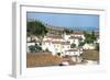 View over the Old City and the Ramparts, Obidos, Estremadura, Portugal, Europe-G and M Therin-Weise-Framed Photographic Print