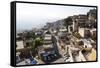 View over the Old City of Safed, Upper Galilee, Israel, Middle East-Yadid Levy-Framed Stretched Canvas