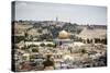 View over the Old City with the Dome of the Rock-Yadid Levy-Stretched Canvas